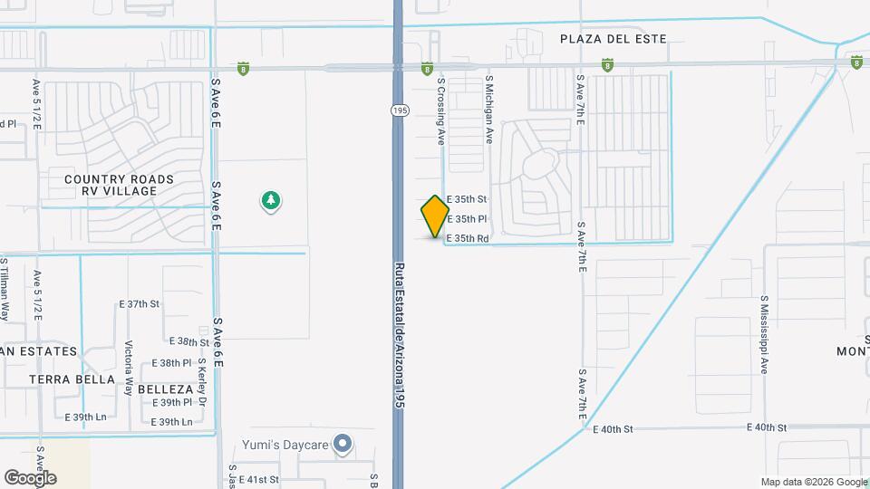 6591 E 35th Rd Map and Location Details