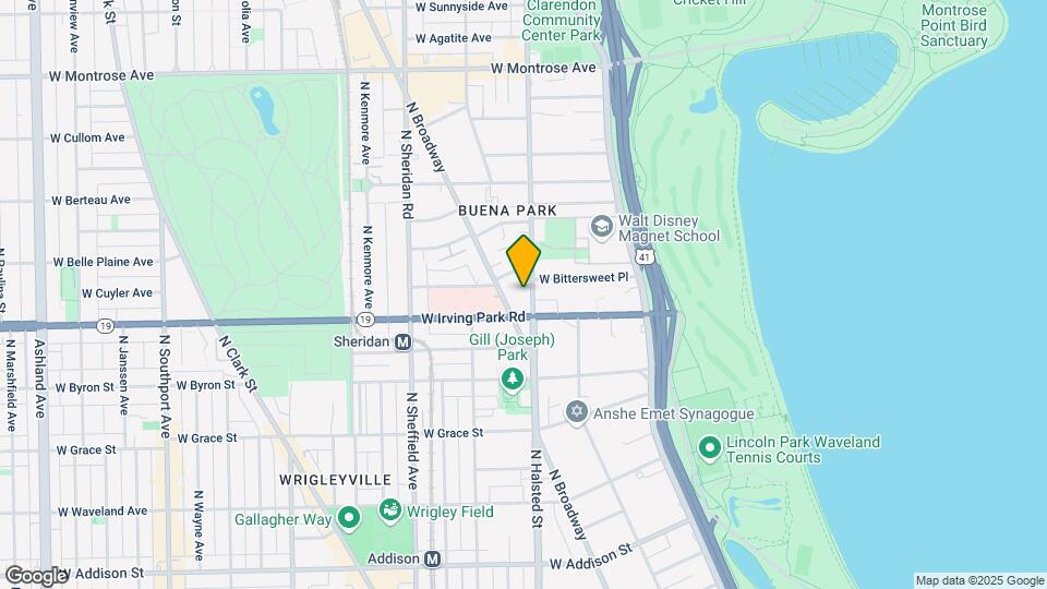 4022 N Clarendon Ave Mapa y Detalles de la Ubicación