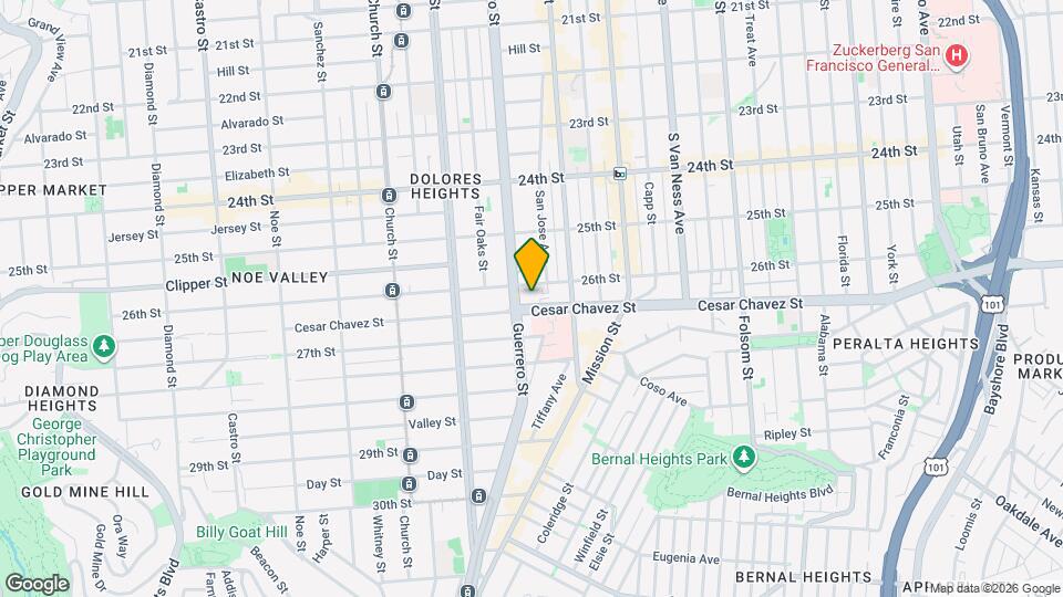 3620 Cesar Chavez St Map and Location Details