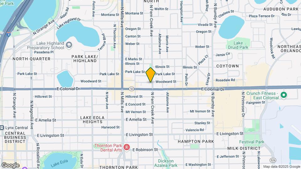1520 Woodward St Map and Location Details