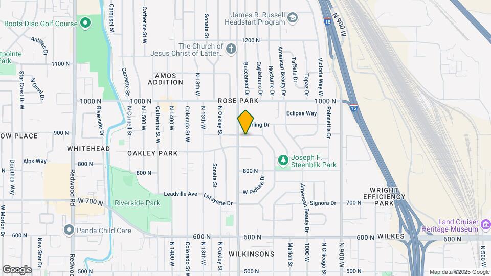 1161 San Fernando Dr Map and Location Details