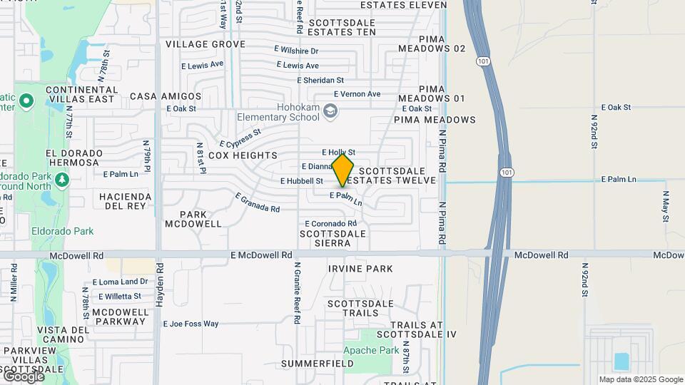 8614 E Palm Ln Map and Location Details