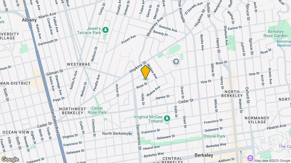 1360-1362 California St Map and Location Details