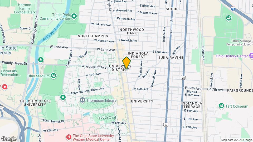 28 E 18th Ave Mapa y Detalles de la Ubicación