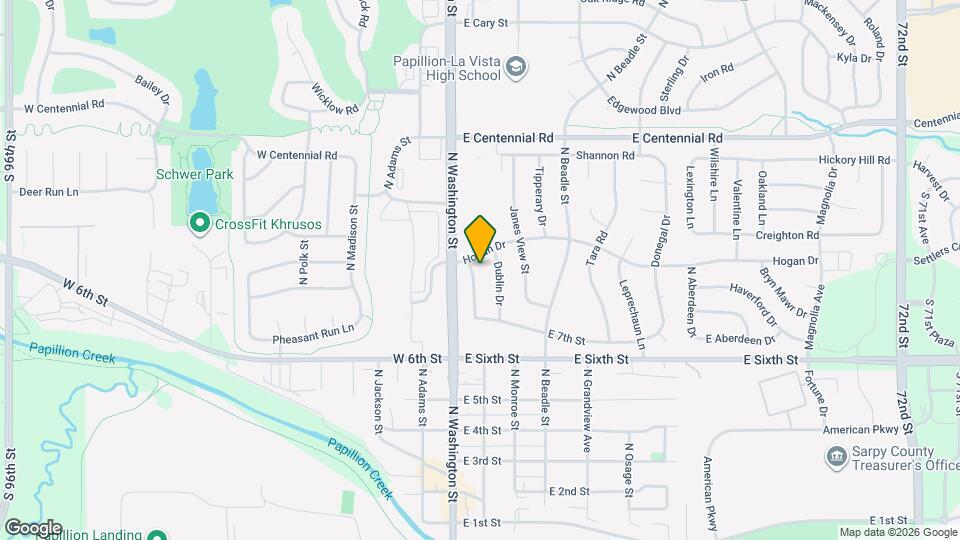 719 Shamrock Rd Map and Location Details