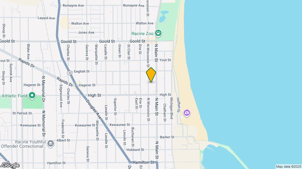 1801 N Wisconsin St Map and Location Details