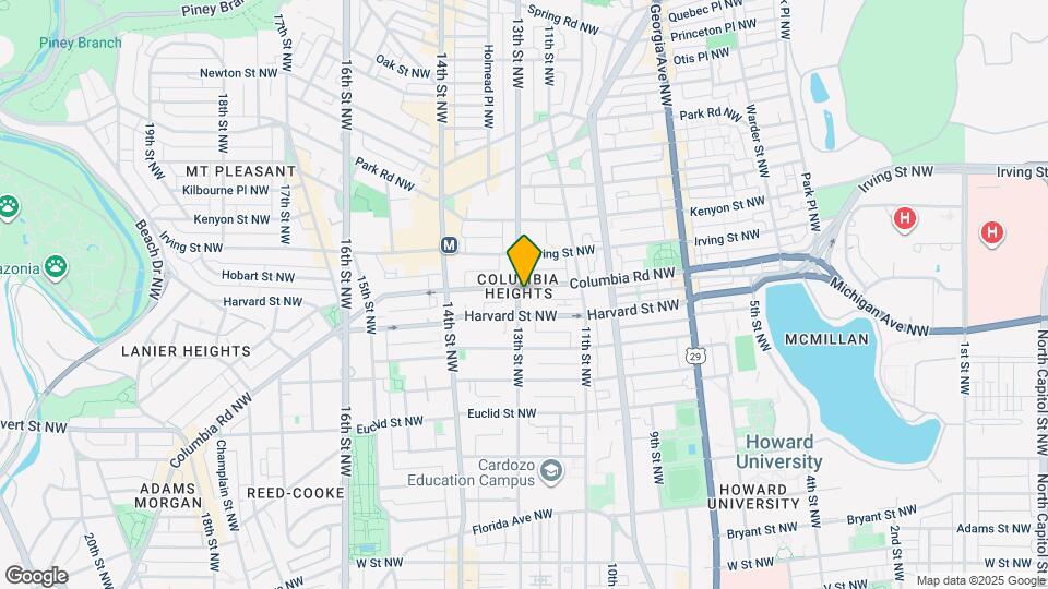 2917 13th St NW Map and Location Details