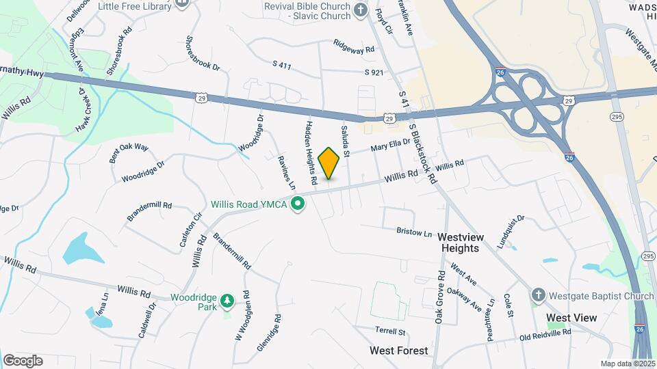 830 Sandbach Rd Map and Location Details
