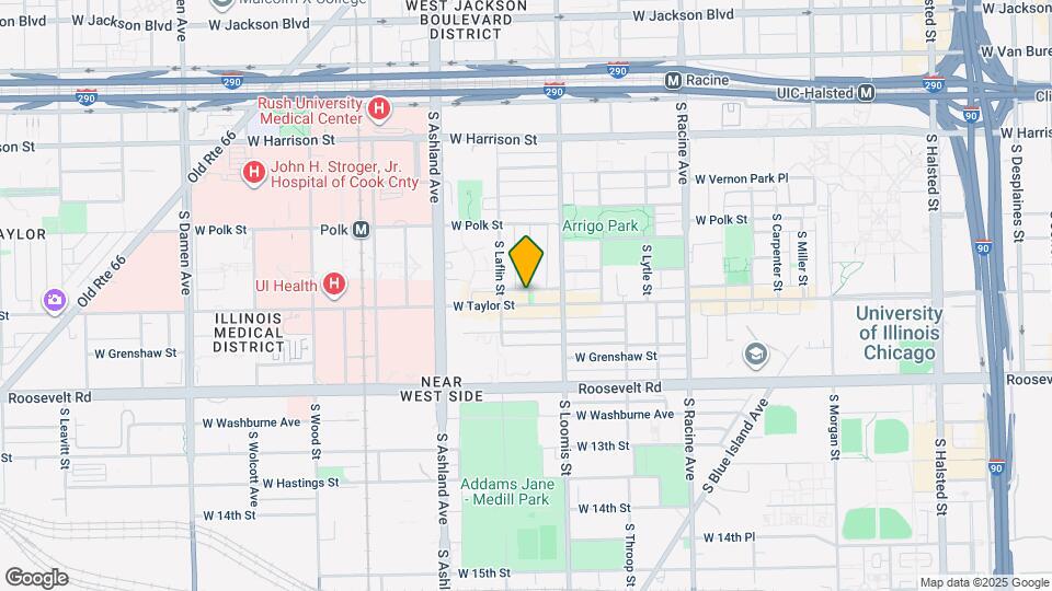 1436 W Taylor St Map and Location Details