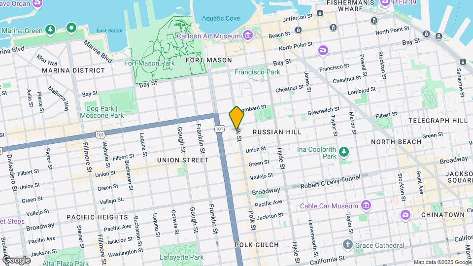 2539 Polk St Map and Location Details
