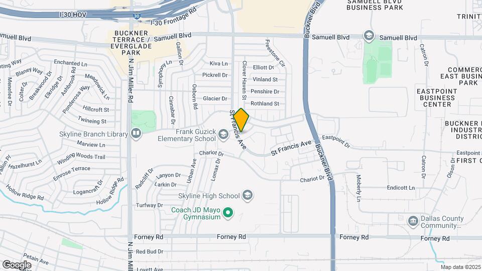 4504 St Francis Ave Map and Location Details