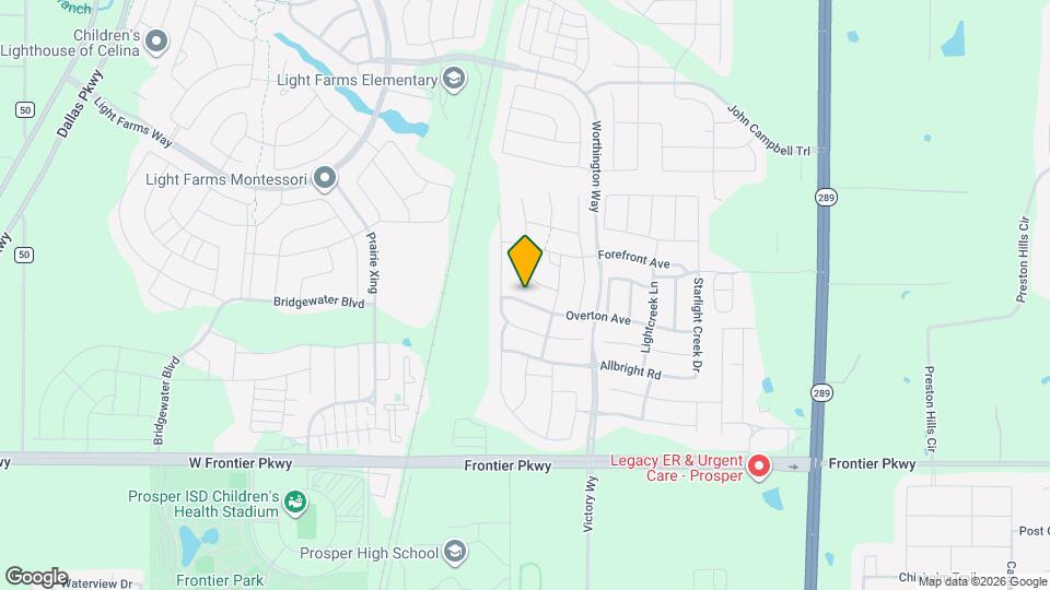 905 Overton Ave Map and Location Details