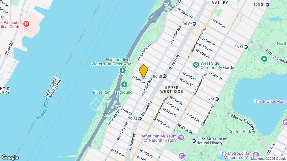 315 W 84th St Map and Location Details