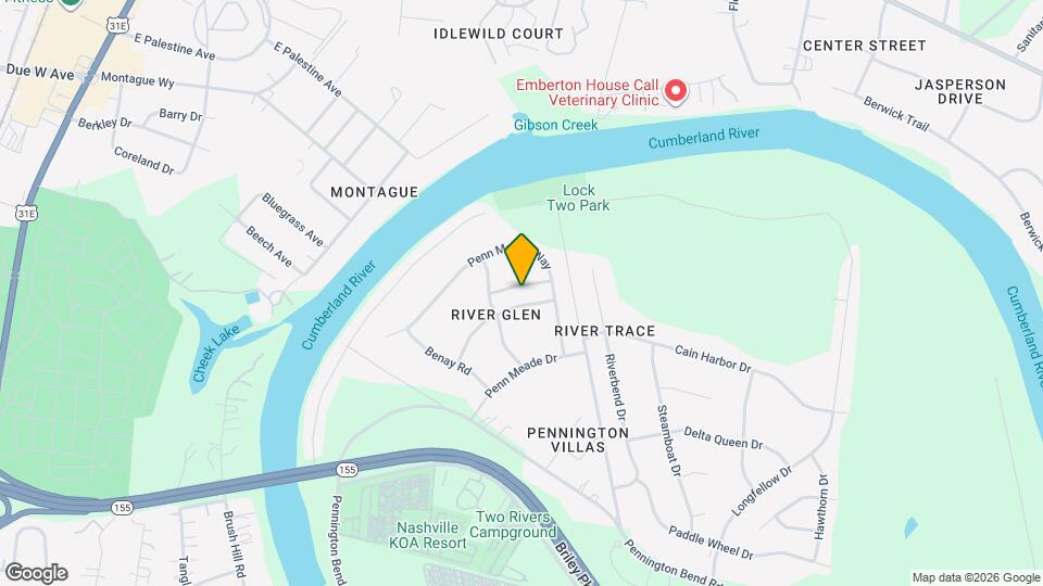 2618 River Meade Way Map and Location Details