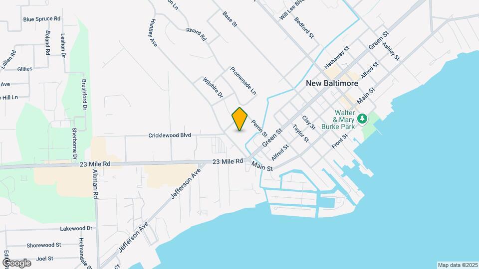 New Baltimore - A Senior Community Map and Location Details