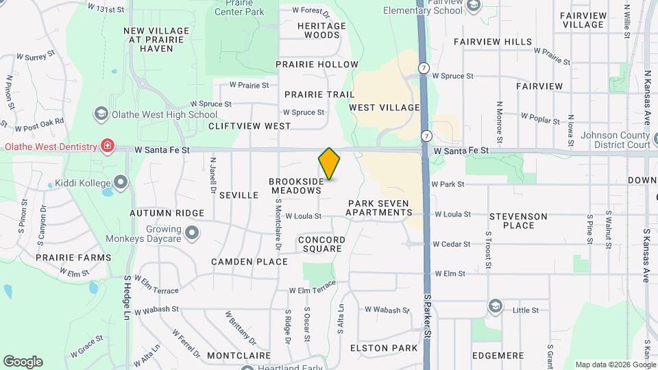 108 N Saxony Dr Map and Location Details