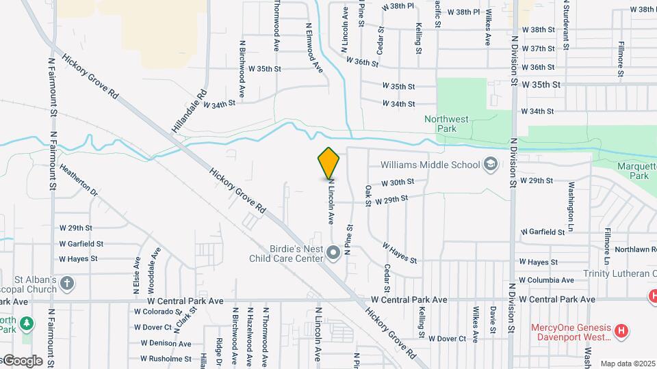 2930 N Lincoln Ave Map and Location Details
