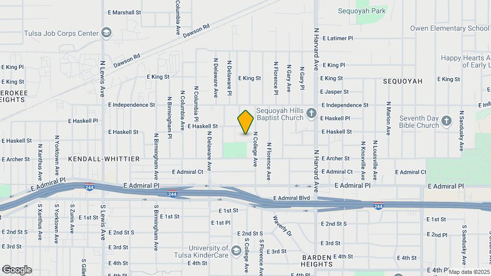 2921 E Easton St, Unit C Mapa y Detalles de la Ubicación