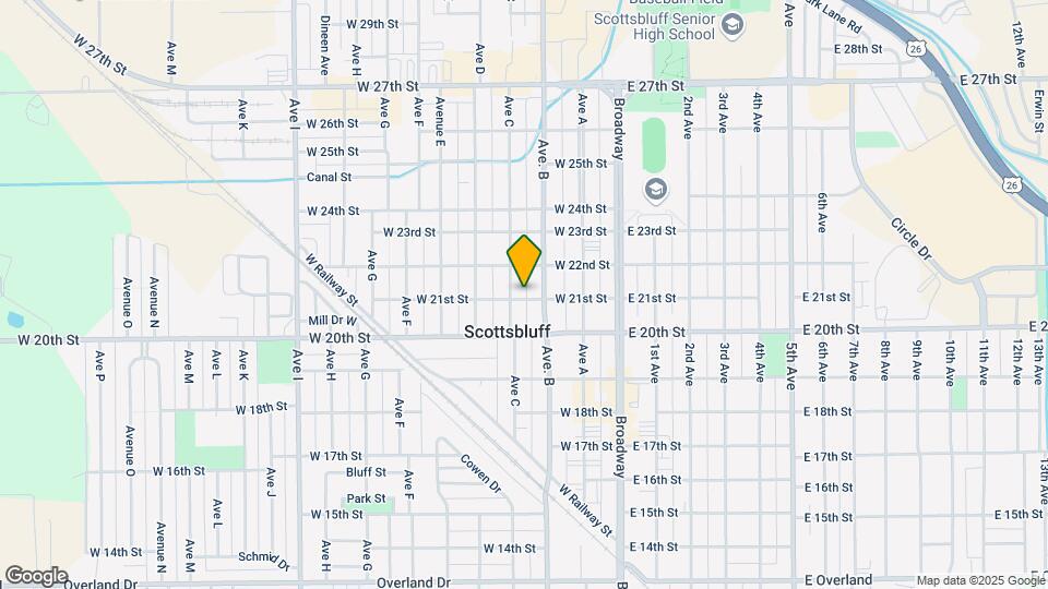 215 W 21st St Map and Location Details
