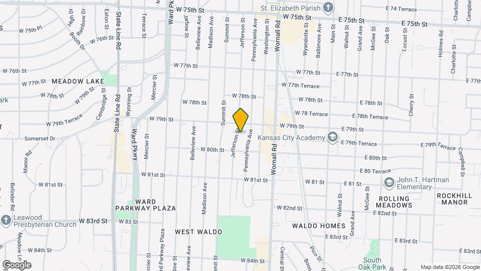 7919 Jefferson St Map and Location Details