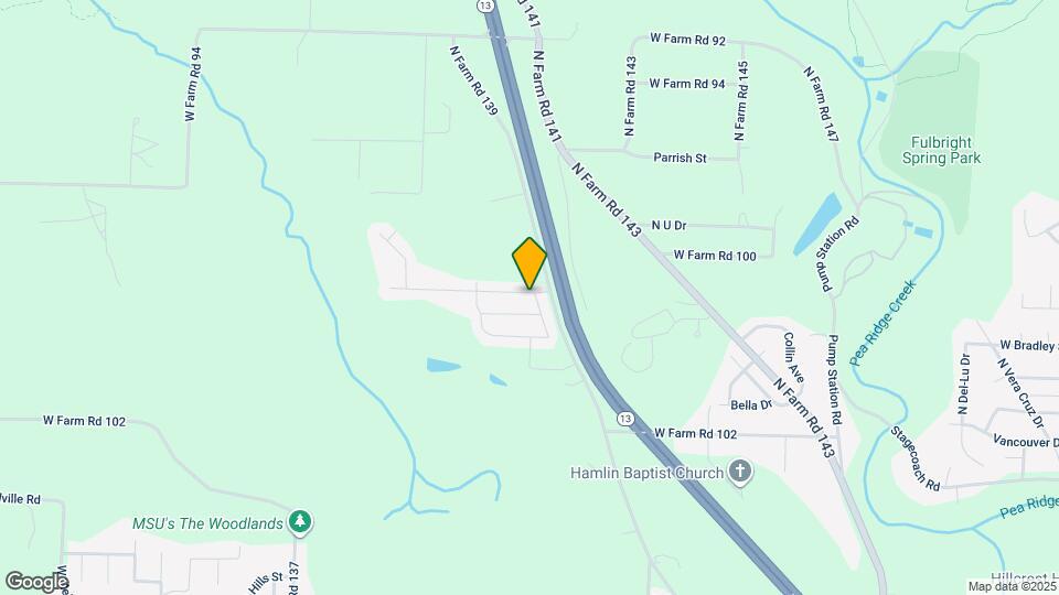 2444 W Brook Ridge St Map and Location Details