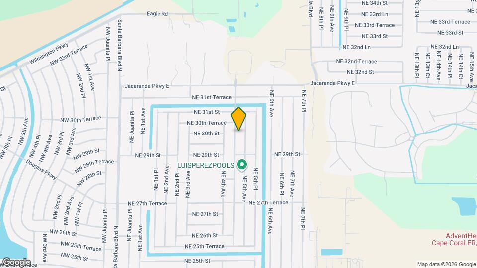 2925 NE 4th Pl Mapa y Detalles de la Ubicación