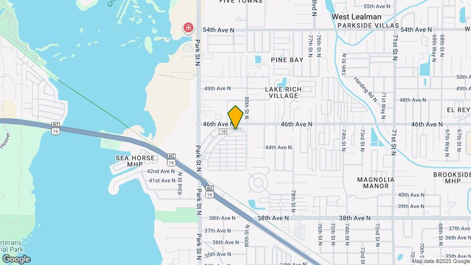 4125 Park St N Map and Location Details