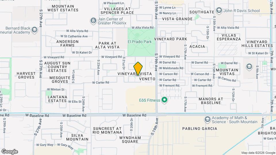2011 W Carson Rd Mapa y Detalles de la Ubicación