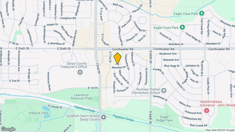 1406 Beaufort Dr Map and Location Details
