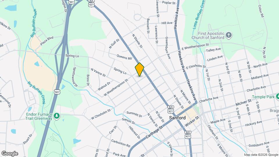 312 Bracken St Map and Location Details