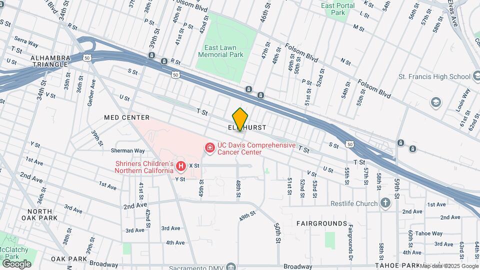 4727 U St Map and Location Details