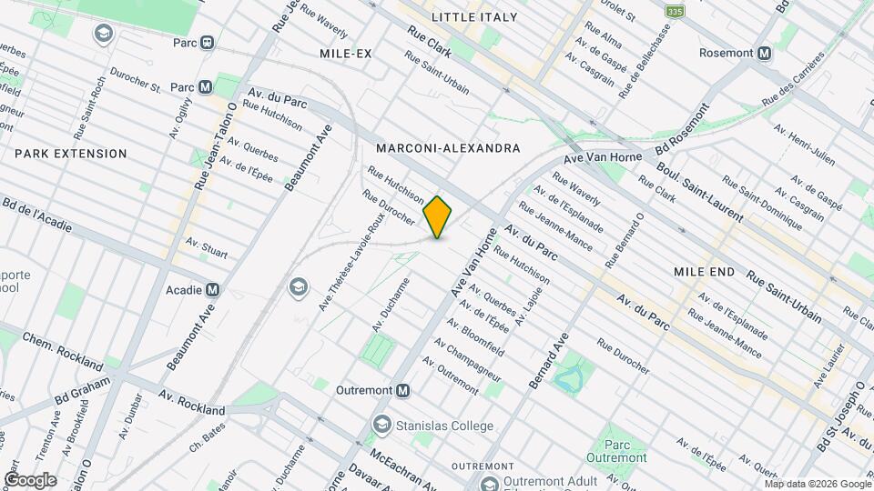 6300 Durocher Av Map and Location Details