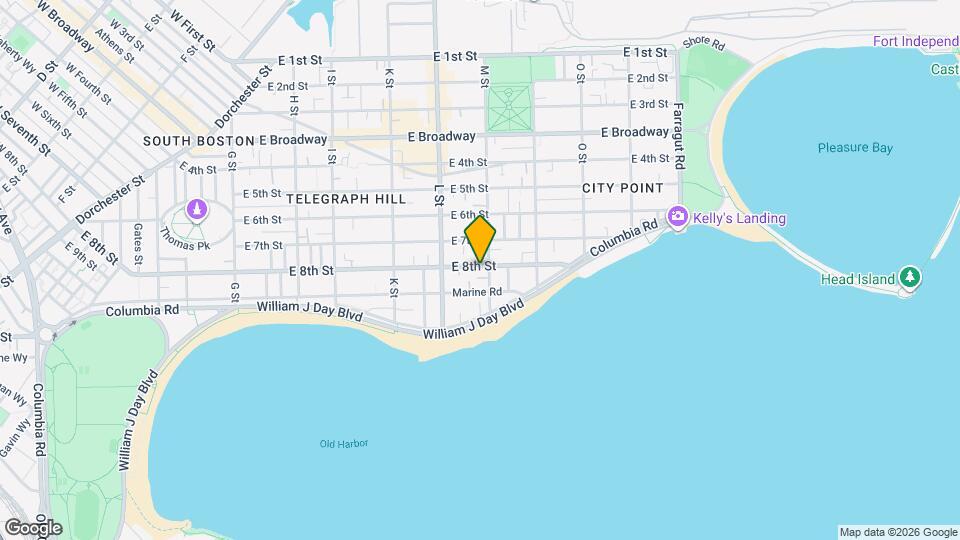 695 E 8th St Map and Location Details