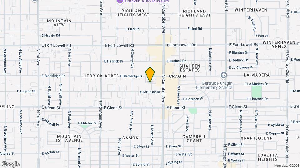 1721 E Adelaide Dr Map and Location Details