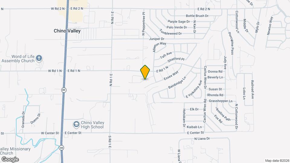 1255 Brentwood Way Map and Location Details