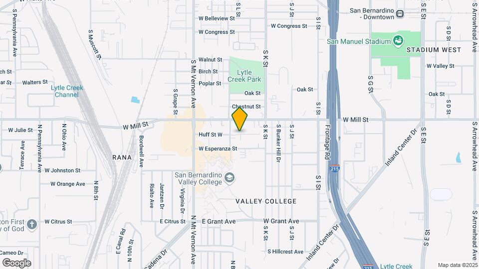 1165 Huff St Map and Location Details