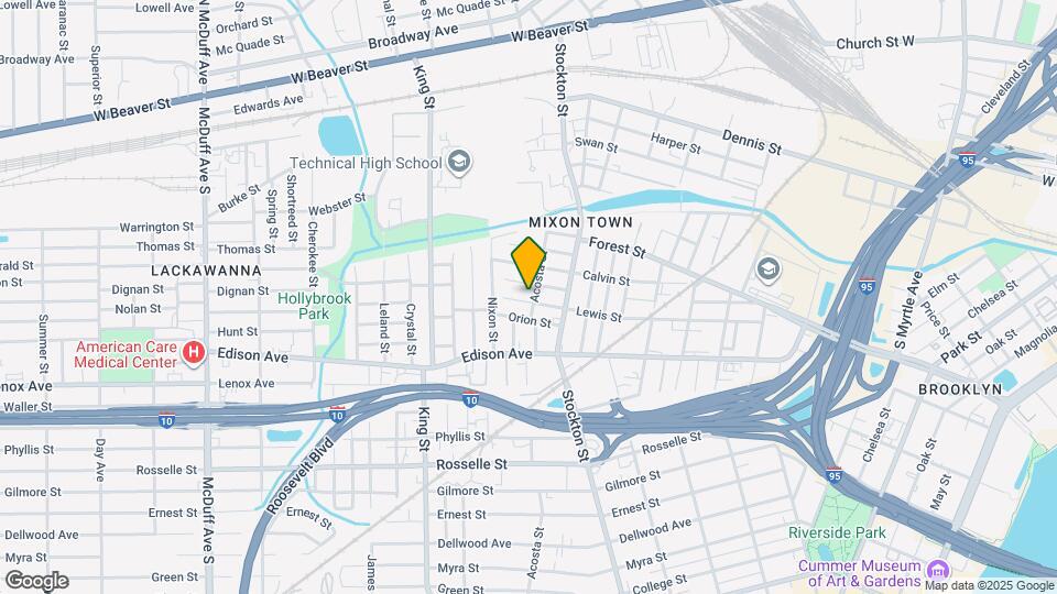 2543 Lewis St Map and Location Details