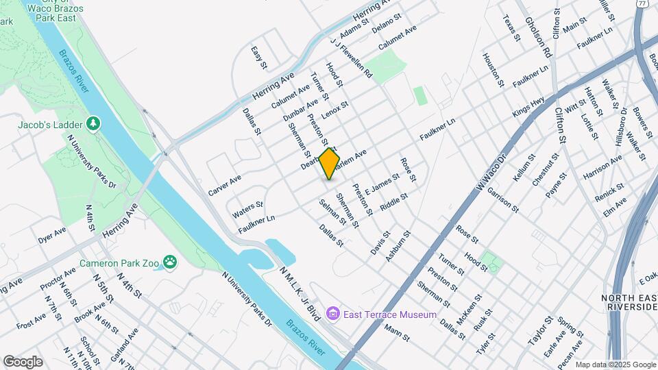 600 Faulkner Ln Map and Location Details