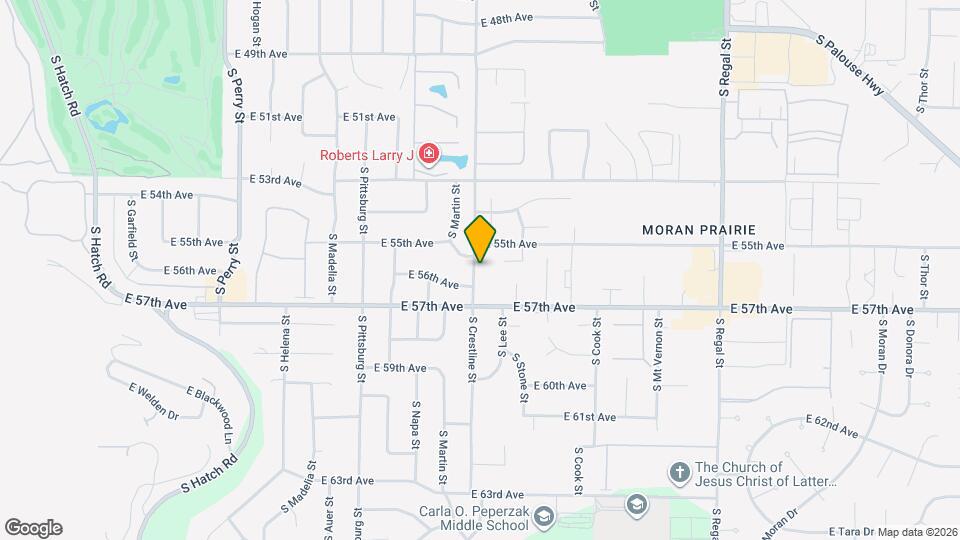 5521 S Crestline St Mapa y Detalles de la Ubicación