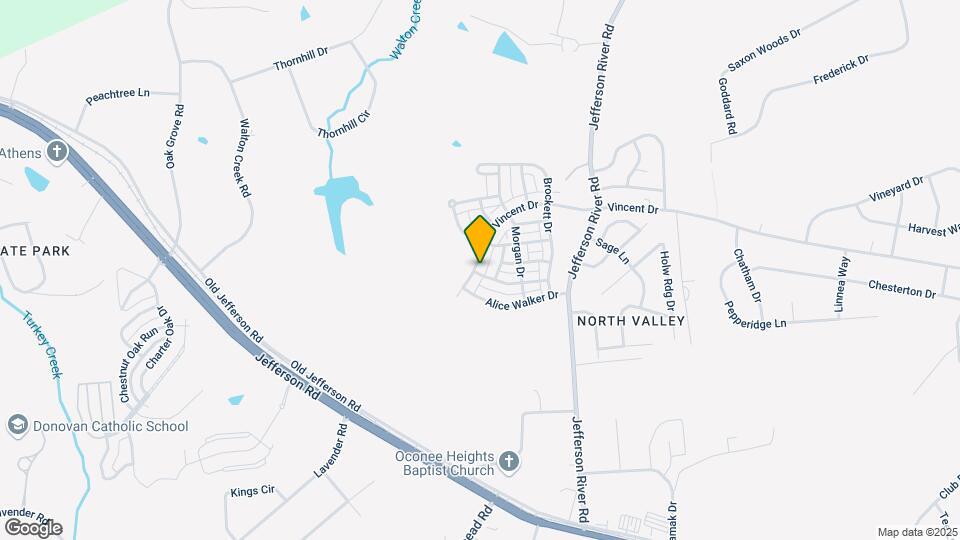 727 W Vincent Dr Map and Location Details