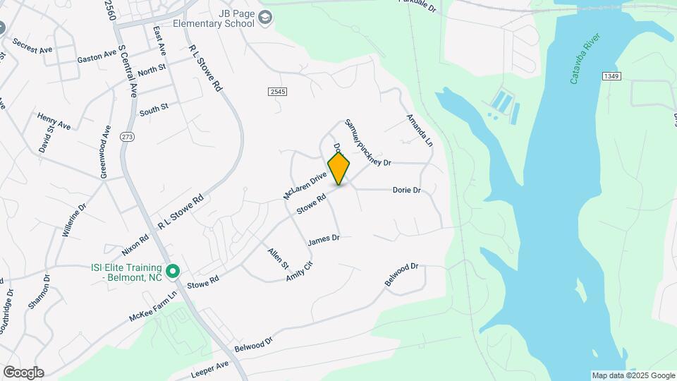 1027 S Point Rd Map and Location Details