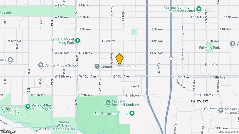 430 E 14th Ave Mapa y Detalles de la Ubicación