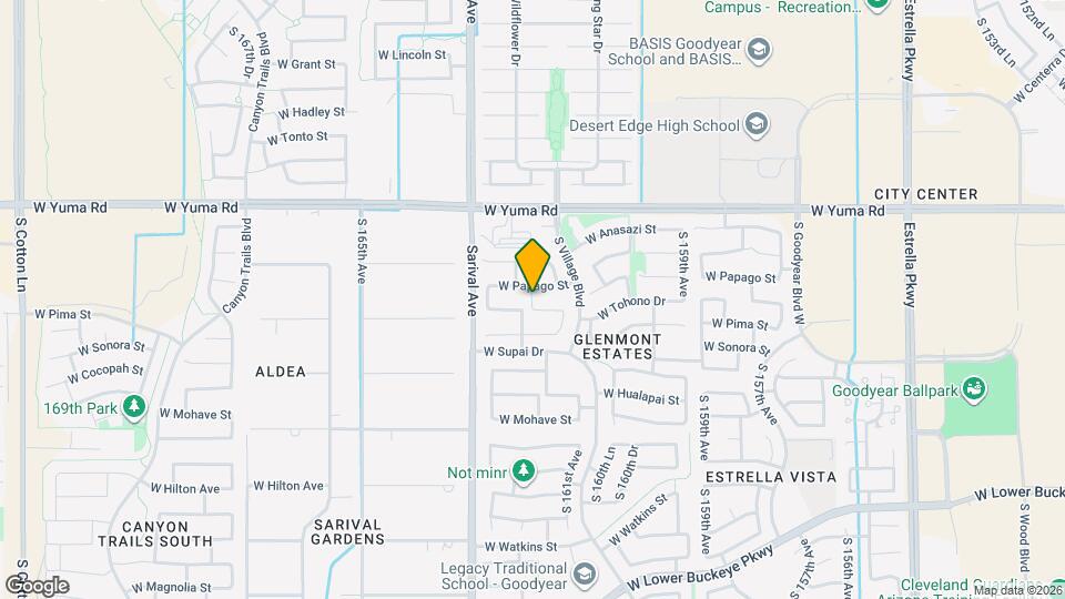 1039 S 151st Ln Mapa y Detalles de la Ubicación