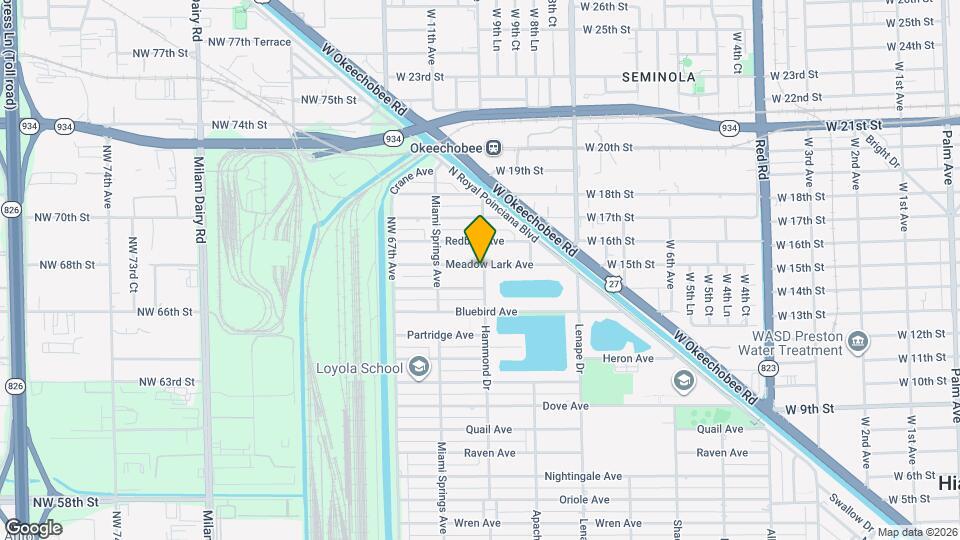 1102 Meadowlark Ave Mapa y Detalles de la Ubicación