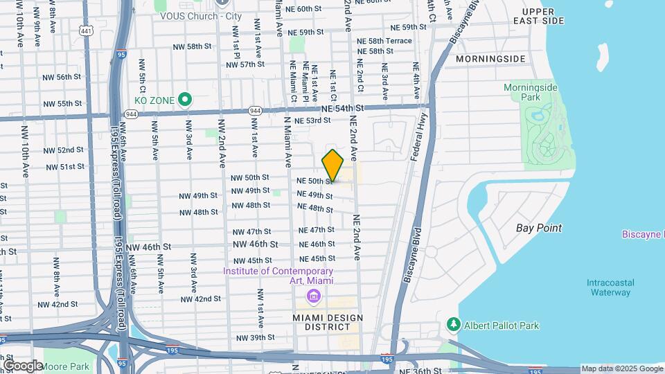 136 NE 50th St Map and Location Details