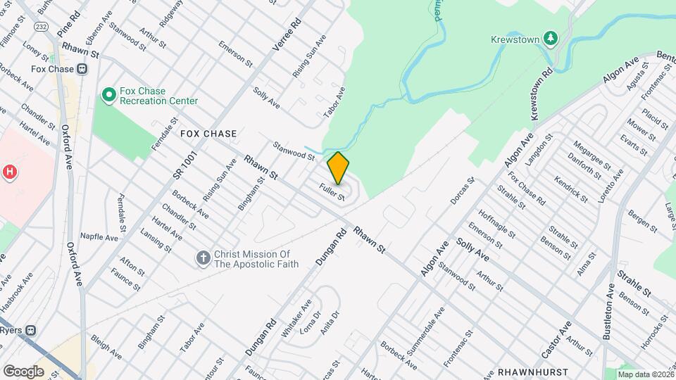 1235 Fuller St, Unit 2 fl Map and Location Details