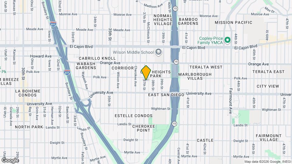 4067 37th St Map and Location Details