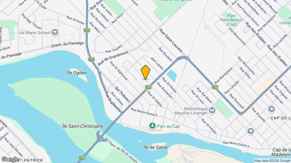 109 Beauchemin Rue Map and Location Details