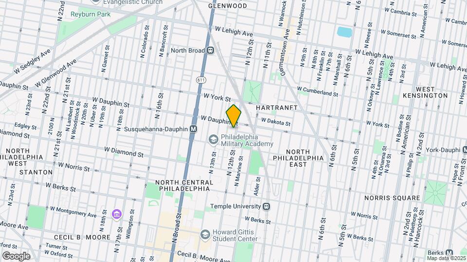 2246-2254 N 12th St Map and Location Details