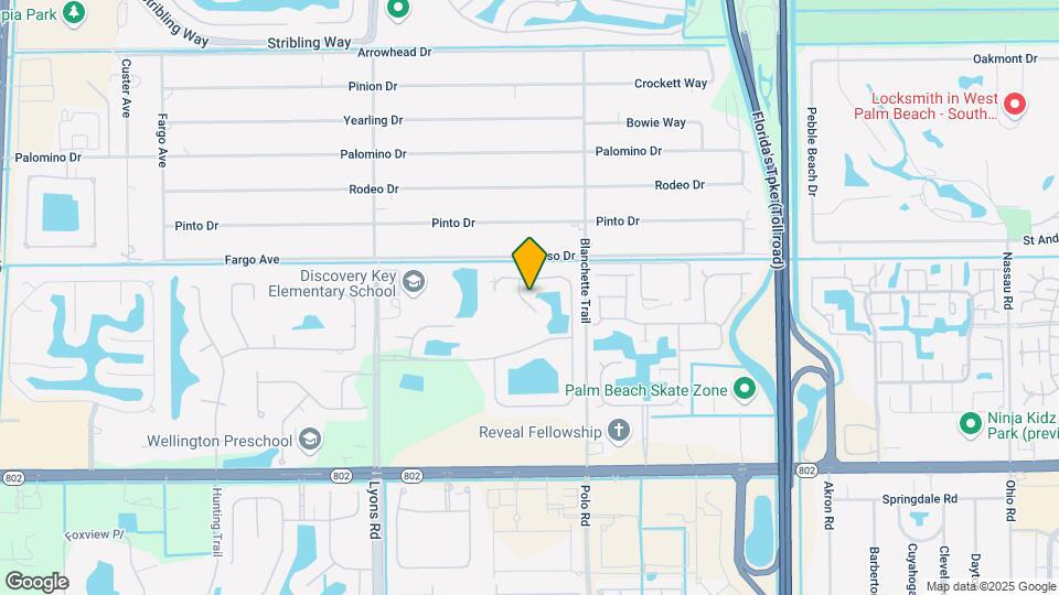 3714 Royal Cypress Ln Mapa y Detalles de la Ubicación